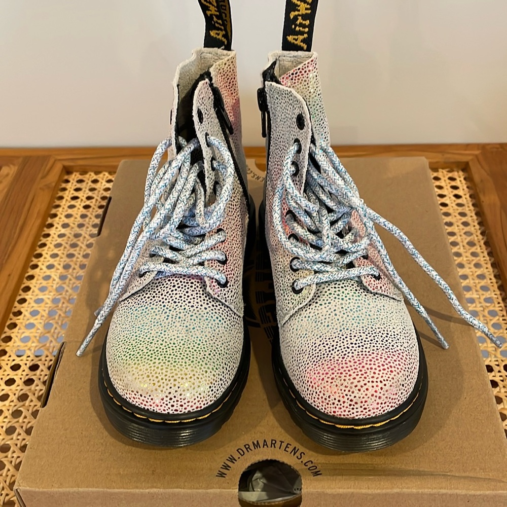 Dr Marten Rainbow boots